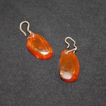 Vintage amber earrings 